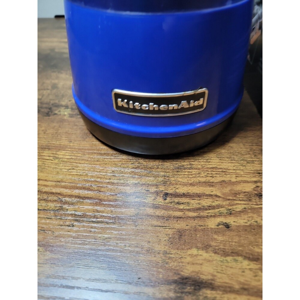 Kitchenaid Empire Blue  3.5 Cup Food Chopper  2 Speed Works - Picture 3 of 16